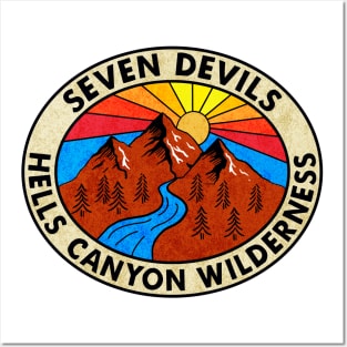 Seven Devils Mountains Hells Canyon Wilderness Idaho Snake River Posters and Art